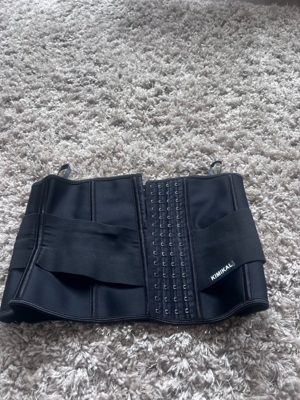 KIMIKAL Black Waist Trainer Corset Belt
